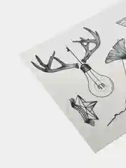 Индиго татуировки переводные