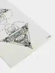 Лавандовый татуировки переводные
