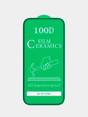 Защитная пленка для iPhone 14 Pro, глянцевая, керамическая