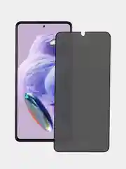 Черный защитное стекло-антишпион для Xiaomi Redmi Note 13 Pro (Редми Нот 13 Про)