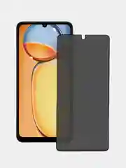 Черный защитное стекло антишпион для Xiaomi Redmi 13C (Сяоми Редми 13С) / Poco C65 (Поко С65)
