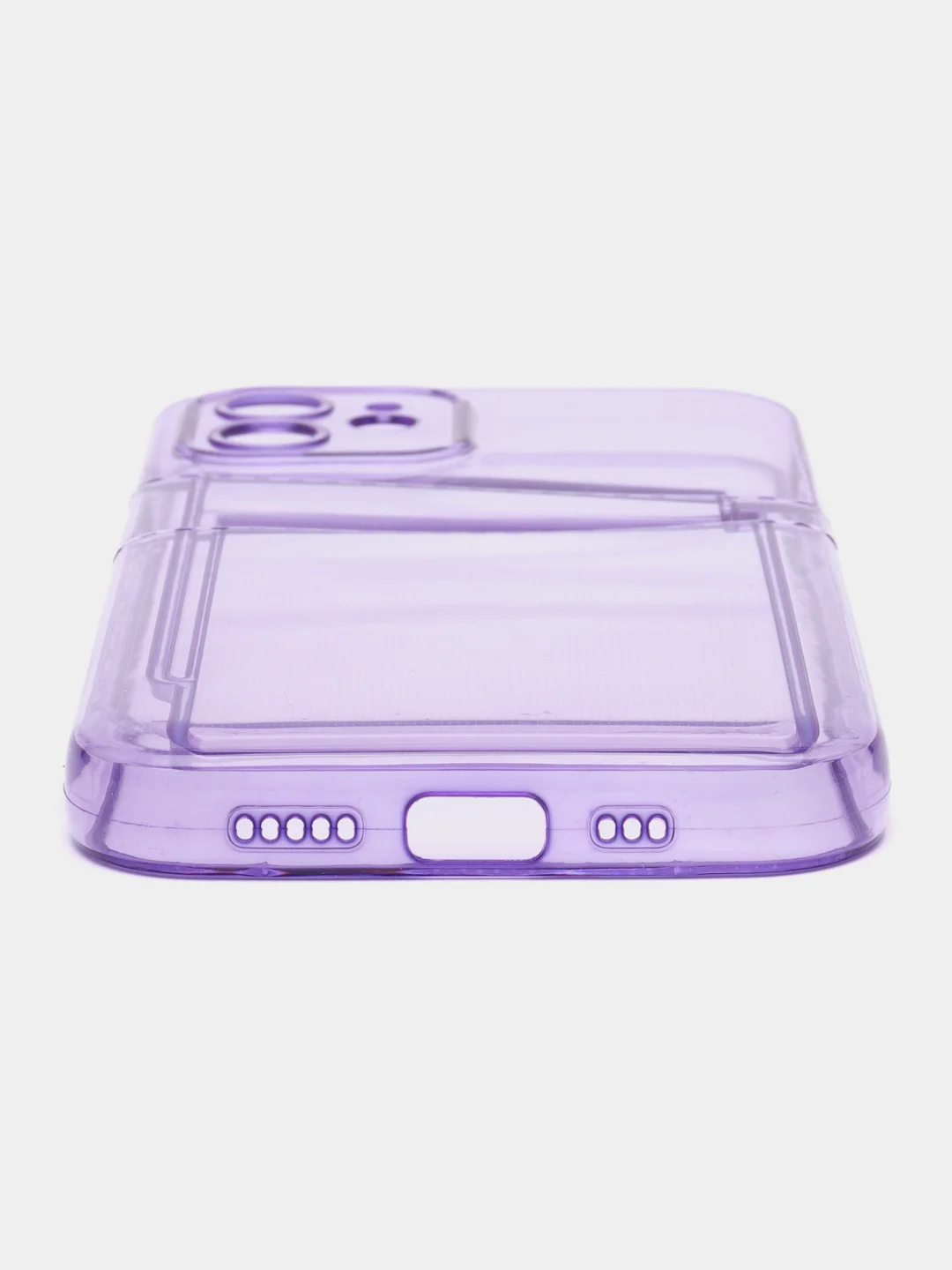 Фиолетовый чехол для айфон 11 12 iPhone 13 14 15 / 7 8 / Pro Max Plus / XR / XS, силиконовый для карт