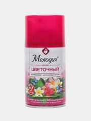 Освежитель воздуха Мелодия "Цветочный", автоматический, сменный баллон, 250 мл