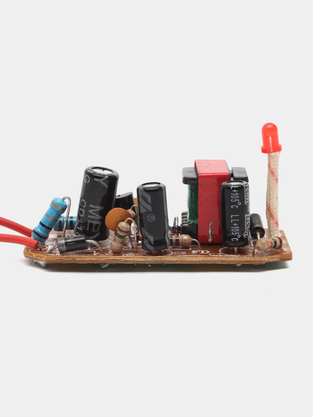 Плата питания AC-DC, 5V, 0.7A, с индикацией, 5 х 2.5 см, 2 штуки