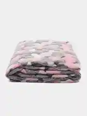 Розовый плед "Бамбук" 180*200