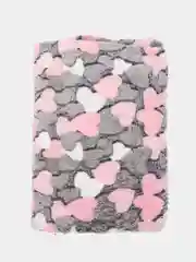 Розовый плед "Бамбук" 180*200