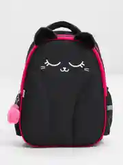 Рюкзак каркасный школьный "Котик", 39 х 30 х 14 см
