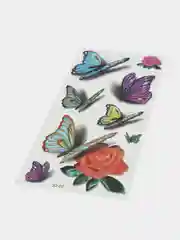 Желтый татуировка временная