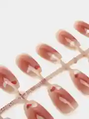 Ногти накладные с дизайном, нюдовые, разные расцветки