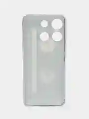 Хром чехол для Infinix Smart 7 Plus (Инфиникс Смарт 7 Плюс), прозрачный, с рисунком, защита камеры