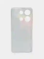 Пурпурный чехол для Infinix Note 30i (Инфиникс Нот 30и), прозрачный, с рисунком, защита камеры