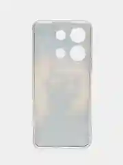 Индиго чехол для Infinix Note 30i (Инфиникс Нот 30и), прозрачный, с рисунком, защита камеры