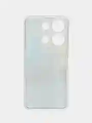 Голубой чехол для Infinix Note 30i (Инфиникс Нот 30и), прозрачный, с рисунком, защита камеры
