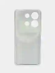 Угольный чехол для Infinix Note 30i (Инфиникс Нот 30и), прозрачный, с рисунком, защита камеры
