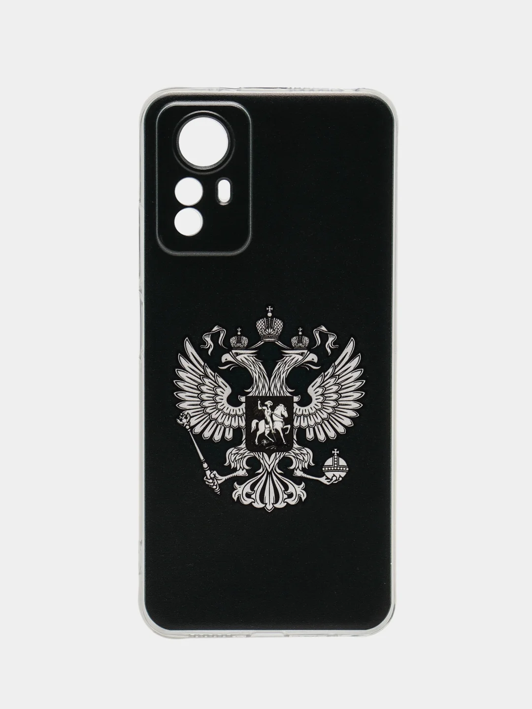 Приглушённый хаки чехол прозрачный на Xiaomi Redmi Note 12S (Сяоми Редми Нот 12S), с рисунком, защита камеры