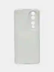 Тёмно-коричневый силиконовый чехол на Honor 90 (Хонор 90), прозрачный, с рисунком