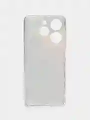 Пурпурный чехол на Tecno Spark 10 Pro (Текно Спарк 10 Про), прозрачный, с рисунком, защита камеры