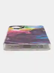 Пурпурный чехол на Infinix Hot 30i (Инфиникс Хот 30и) с рисунком, прозрачный