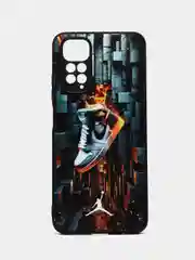 Хаки чехол с рисунком на Xiaomi Redmi Note 11 4G и Redmi Note 11S 4G (Редми Нот 11 и  Нот 11с)