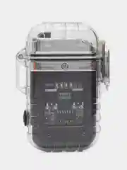 Зажигалка электронная, с фонариком, USB, плазменная спираль