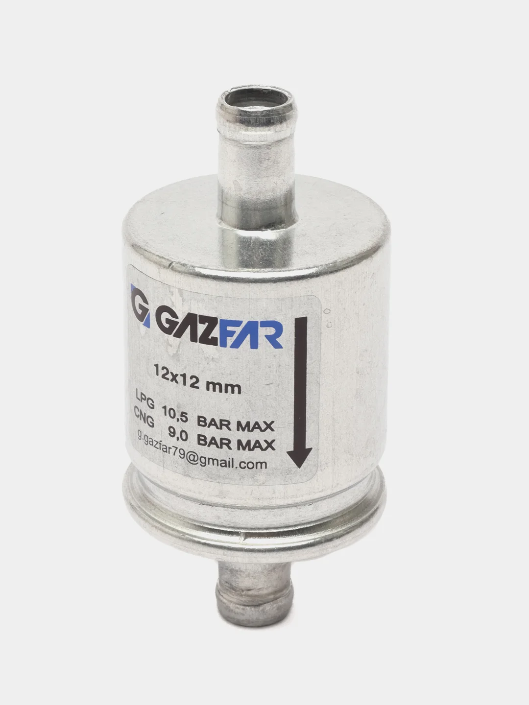 Фильтр газовый Gazfar ГБО, тонкой очистки, 12 х 12 мм