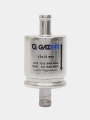 Фильтр газовый Gazfar ГБО, тонкой очистки, 12 х 12 мм