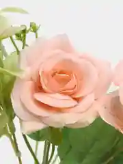 Розовый цветы искусственные "Средние розы"
