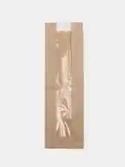 Крафт пакет с окном, 10х25 см, 2 штуки