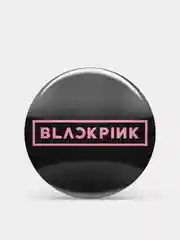 Тёмно-серый значки Blackpink (БлэкПинк) "Участники K-pop группы", 2 размера