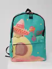 Салатовый рюкзак школьный