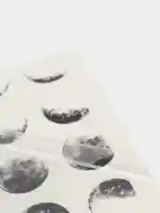 Голубой временная переводная татуировка "Космос"
