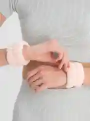 Розовый повязка на руку для умывания женская/детская/подростковая, повязка для головы, набор