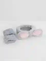 Розовый повязка на руку для умывания женская/детская/подростковая, повязка для головы, набор