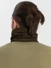 Зелёный хаки снуд зимний, демисезонный, флисовый