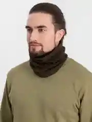 Зелёный хаки снуд зимний, демисезонный, флисовый