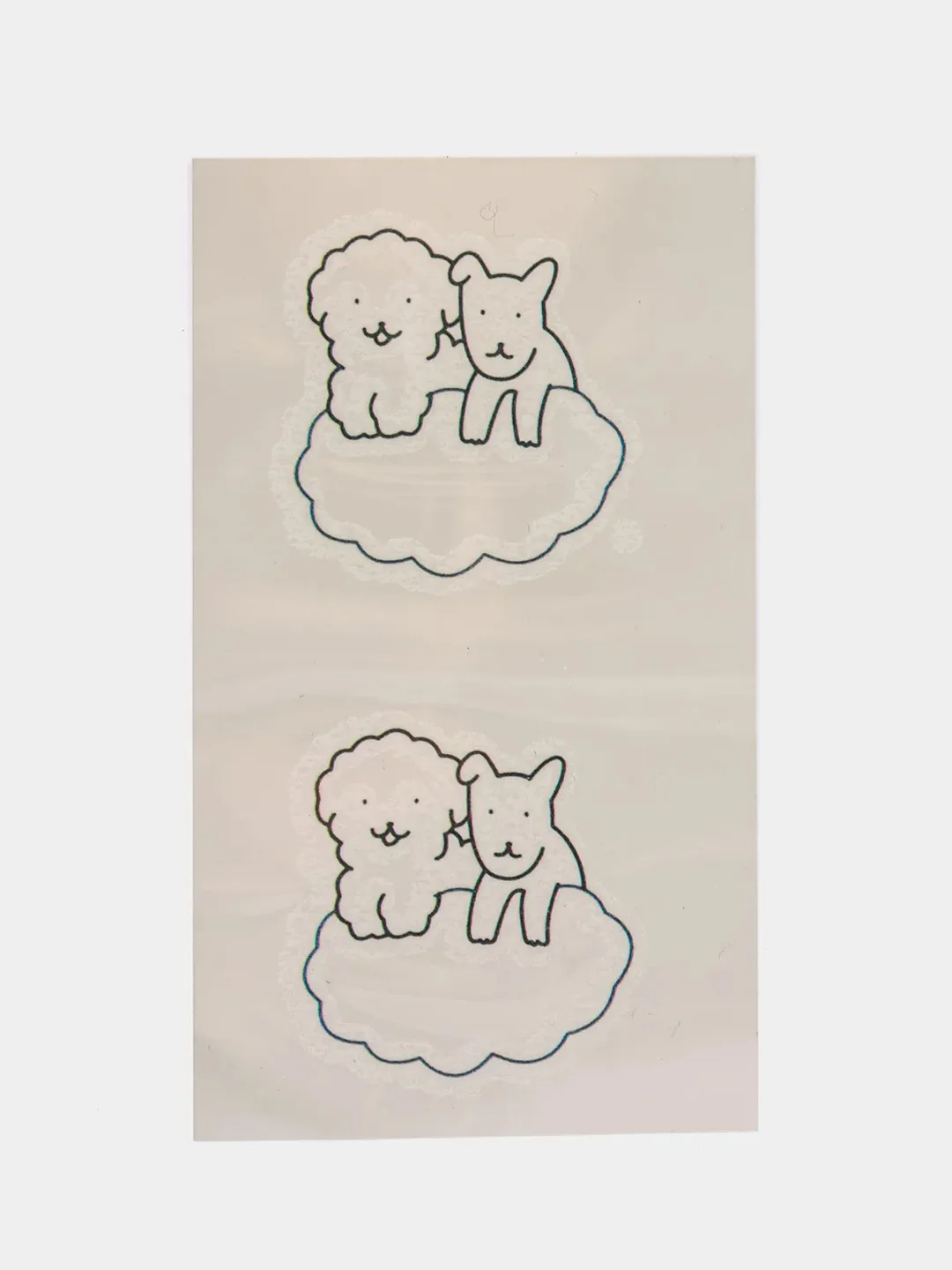 Коралловый временная переводная татуировка "Забавные мишки", 9,5х5,5 см