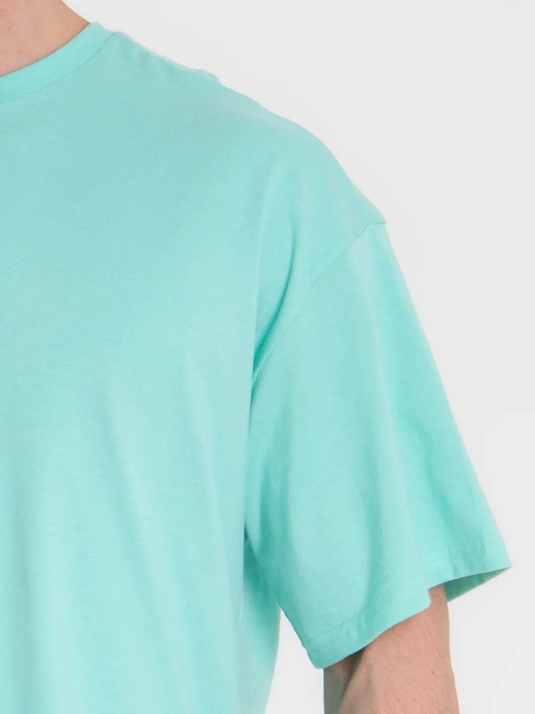 Мятный футболка Oversize