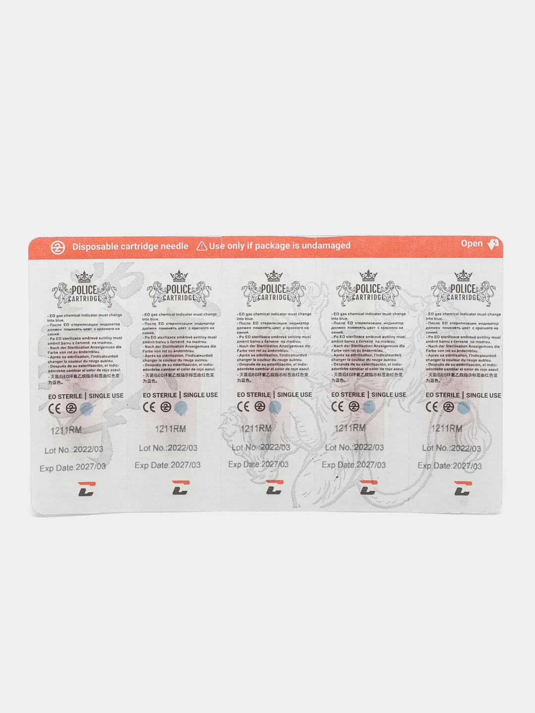 Тату картриджи CNC Police, 1211RM 0.35mm (20шт)