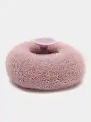 Сиреневый губка-мочалка массажная