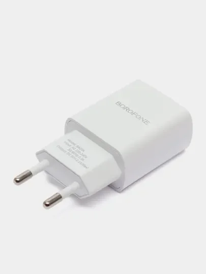 Зарядное устройство для телефона, блок Borofone до 2.1А, Micro, Type-C, lightning iPhone