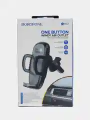 Черный автомобильный держатель телефона Borofone BH52, для воздуховода, автодержатель