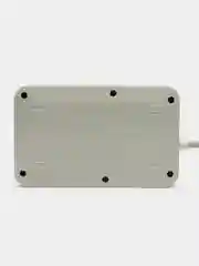 Серый сетевой фильтр с тремя USB портами, 4 евророзетки/3 usb порта,3 евророзетки
