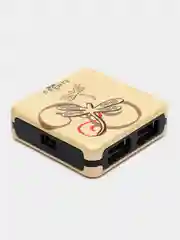 Кремовый usb-hub разветвитель на 4 разъёма USB 2.0 концентратор G-cube