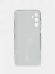 Серый меланж чехол на Samsung Galaxy A24 (Галакси A24), прозрачный, с рисунком, защита камеры