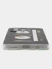 Хром силиконовый чехол на Realme C53/C51 (Реалми С53/С51), прозрачный, с рисунком, защита камеры