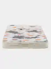 Золотой чехол на Tecno Pova Neo 3 (Текно Пова Нео 3), прозрачный, с рисунком, защита камеры