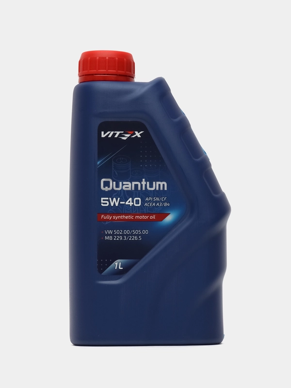 Моторное масло Vitex Quantum 5W-40, A3/B4, синтетическое