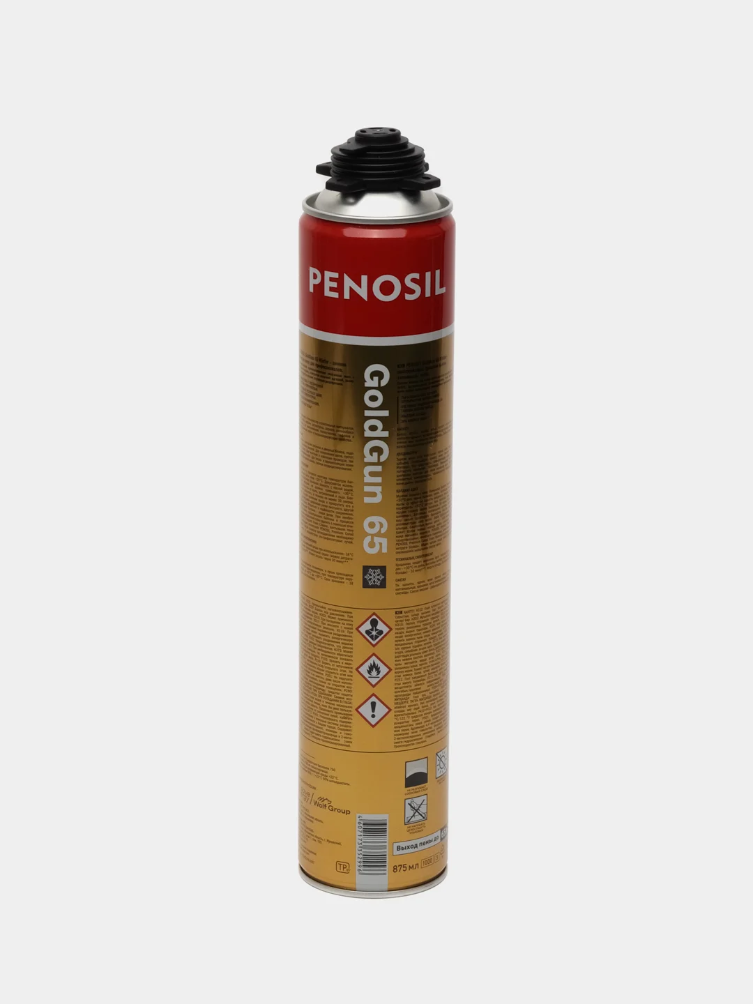 Пена монтажная PENOSIL Gold Gun 65L Winter, 875 мл