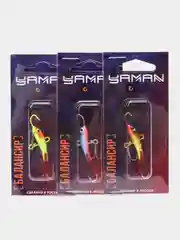 Балансиры зимние "Мичман", в наборе 3 штуки, 5.2 г, 4 см