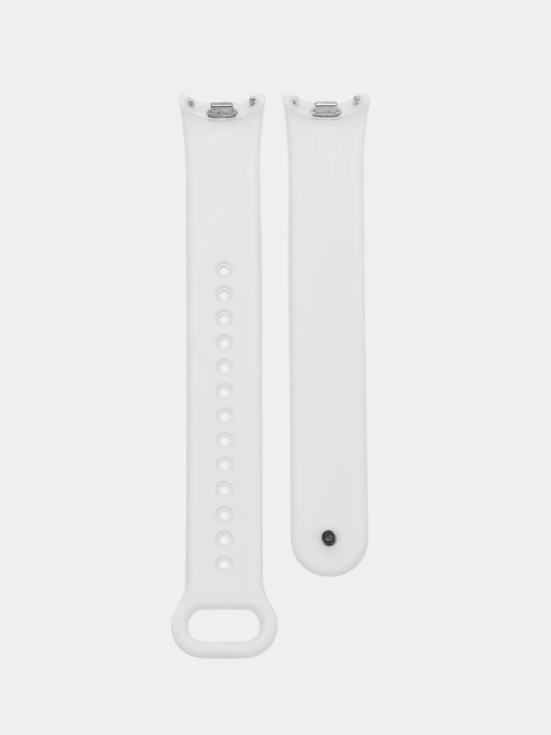Белый силиконовый ремешок для фитнес-браслета Xiaomi Mi Band 8
